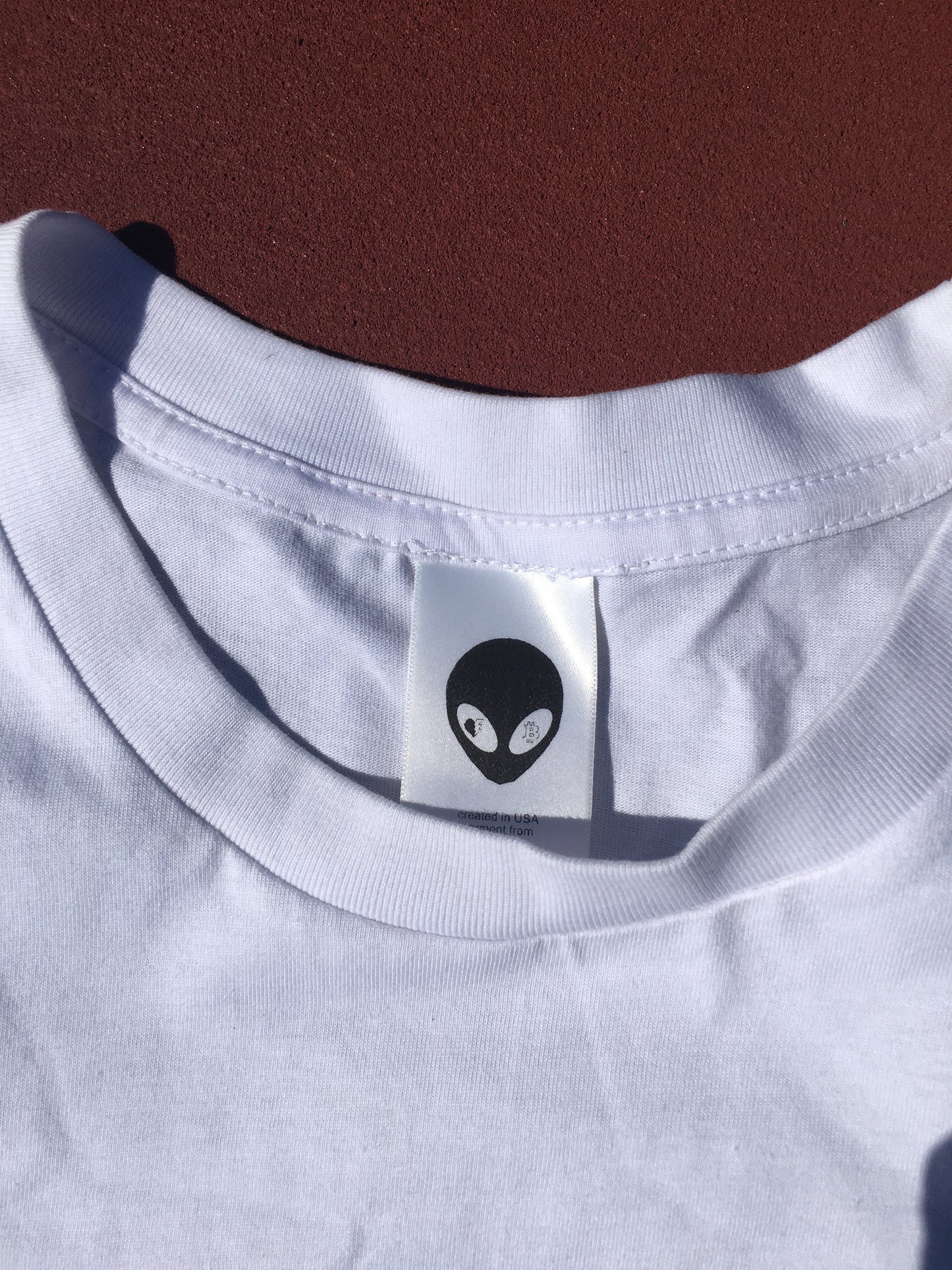Soaked N' Secreto Embroidery White Tee